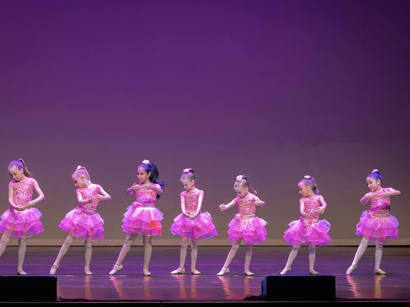 Ballet performance with colorful costumes